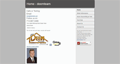 Desktop Screenshot of deemteam.com